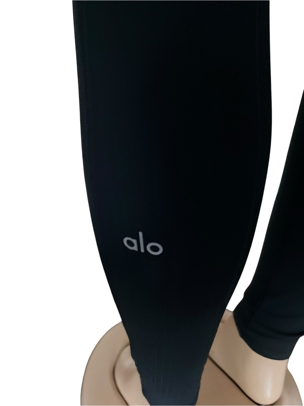 ALO Yoga Ribbed High-Waist Leggings - Black - Picture 4 of 4